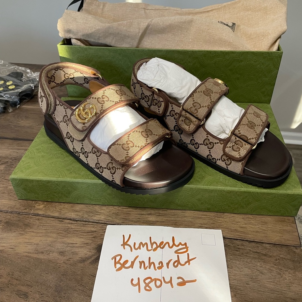 NWT Gucci Dad Sandals 36.5
